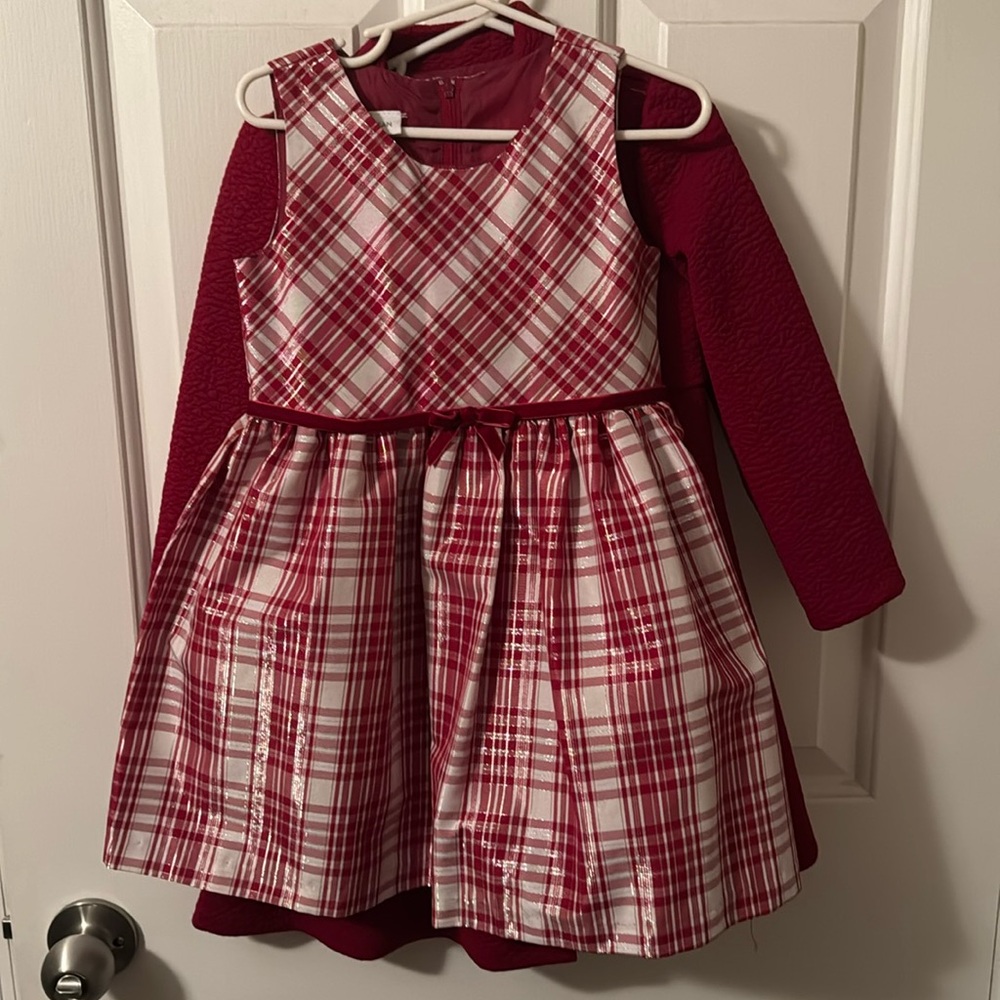 Bonnie Jean Christmas Dress and Matching Coat